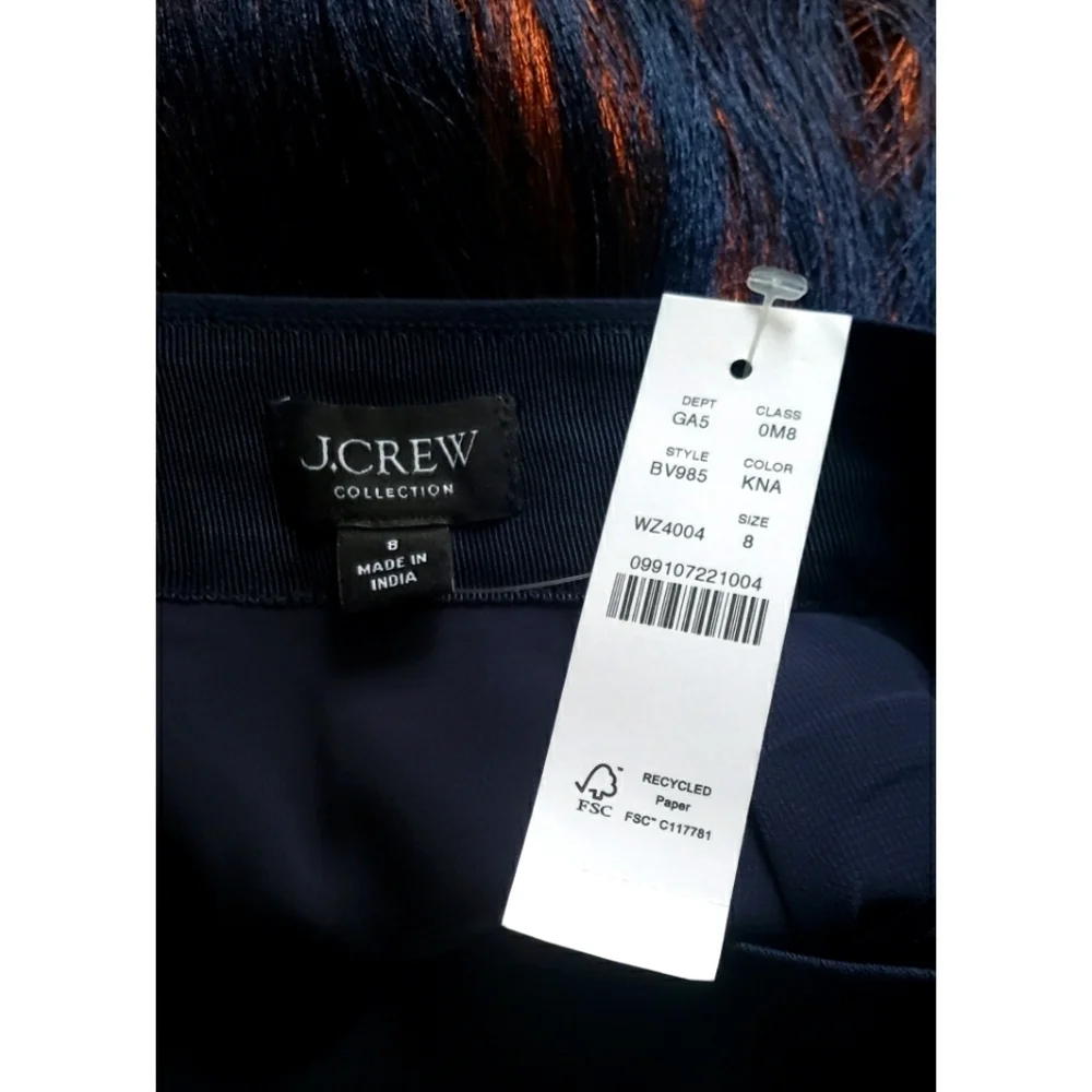 J.Crew Collection tiered fringe skirt